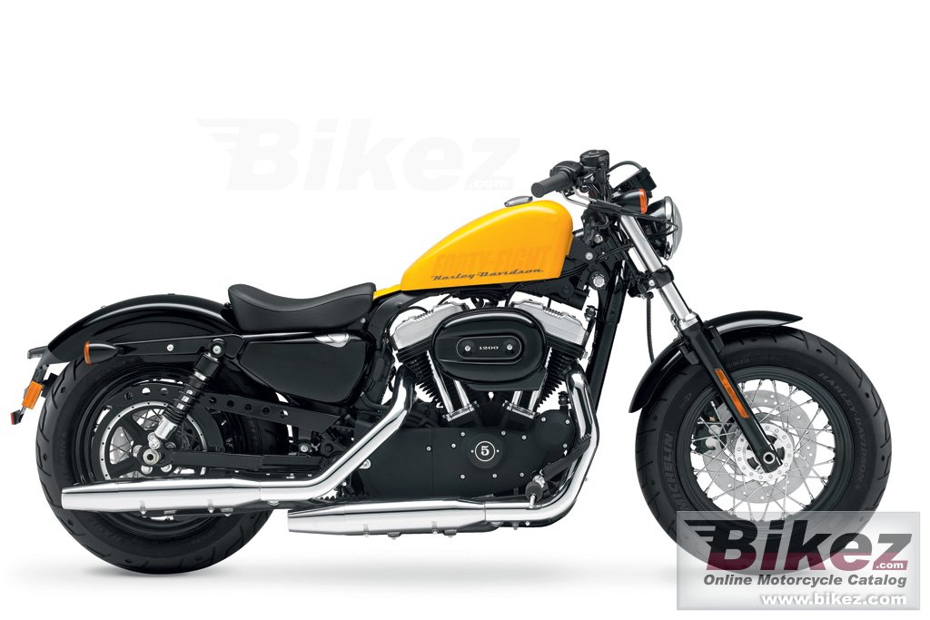 Big Harley-Davidson xl1200x springer forty-eight picture and wallpaper from Bikez.com